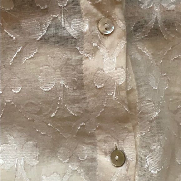 Embellished Anthropologie boho cotton blouse sz4 - Picture 8 of 10